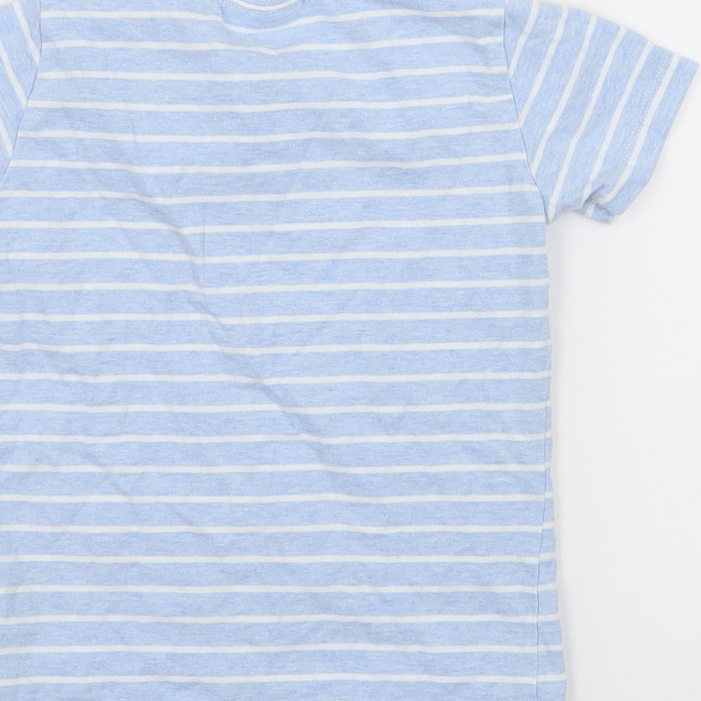 NEXT Boys Black Striped Jersey Basic T-Shirt Size 12-18 Months - Cars