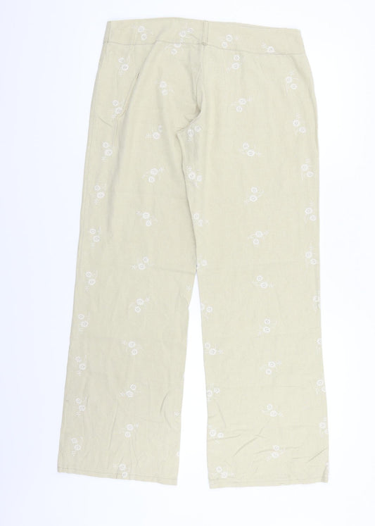 morin Womens Beige Trousers Size XL L29 in
