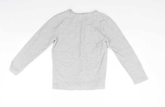 NEXT Boys Grey Pullover Jumper Size 9 Years
