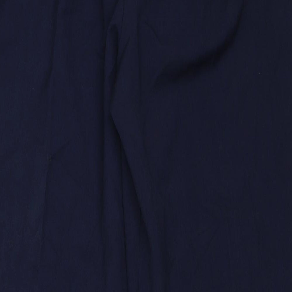 Dixie Womens Blue Trousers Size 12 L23 in