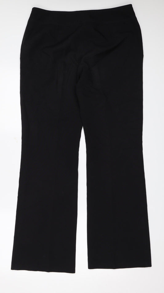 Dorothy Perkins Womens Black Trousers Size 14 L30 in