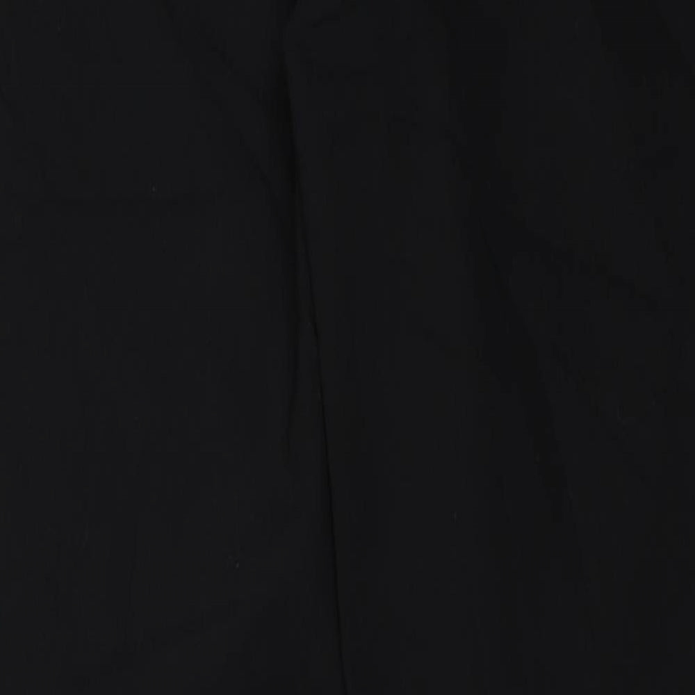Papaya Womens Black Trousers Size 8 L27 in