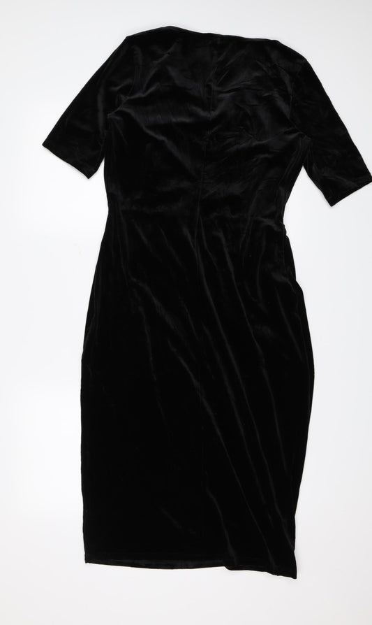 Damart Womens Black A-Line Size 12