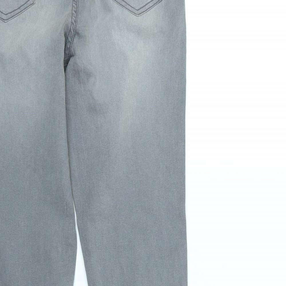 Nice&chic Womens Grey Skinny Jeans Size 32 in L30 in