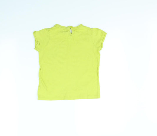Autograph Girls Green Basic T-Shirt Size 5 Years