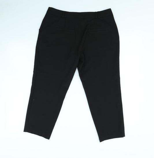 Dorothy Perkins Womens Black Dress Pants Trousers Size 12 L22 in