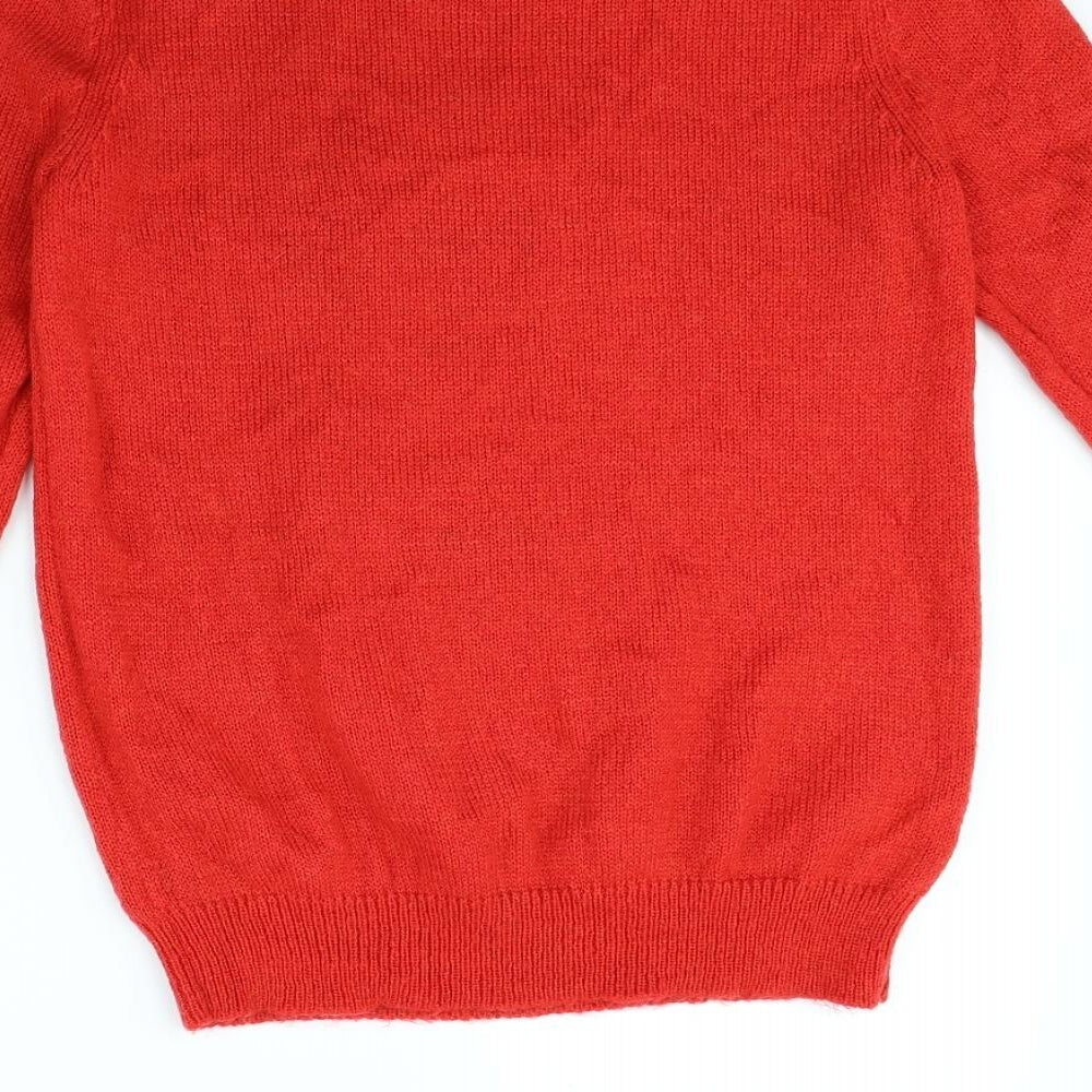 FOREVER 21 Womens Red Pullover Jumper Size M - 9
