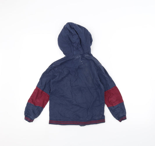 VRS Boys Blue Full Zip Hoodie Size 7-8 Years