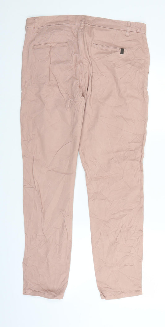 157 Womens Pink Trousers Size 32 in L28 in