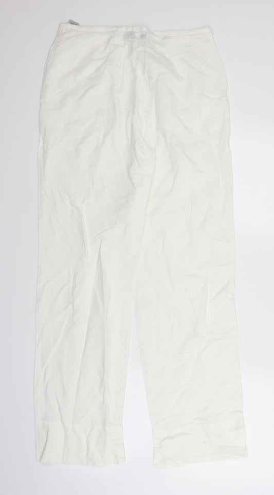 Cobalt Womens White Trousers Size 10 L29 in