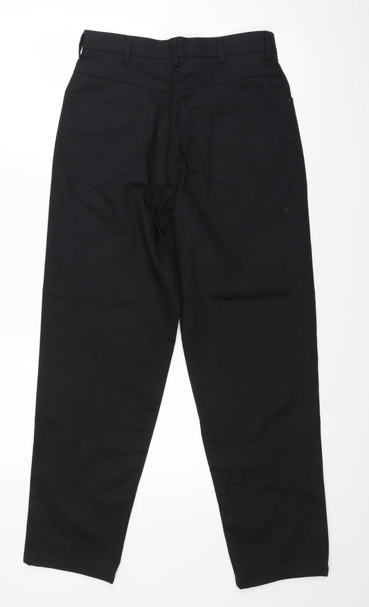 Alexandra Womens Black Trousers Size 12 L28 in