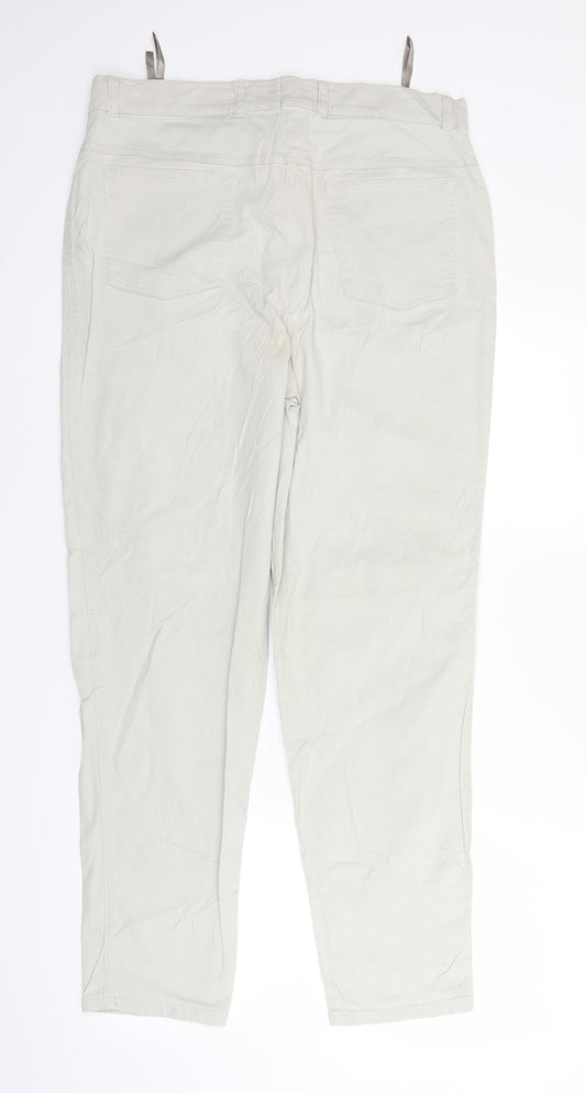C&A Womens Grey Denim Straight Jeans Size 20 L29 in