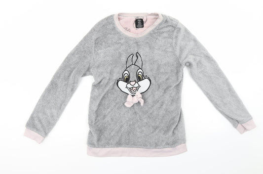 Disney Womens Grey   Pullover Jumper Size 10
