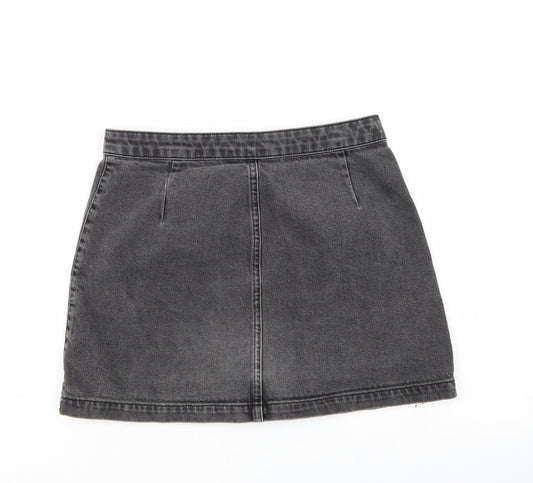 Top Shop Womens Black Denim Mini Set Size 28 in