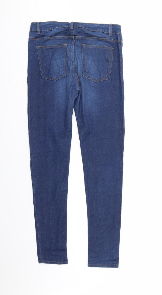 Jegging Jane Womens Blue Denim Jegging Jeans Size L L31 in