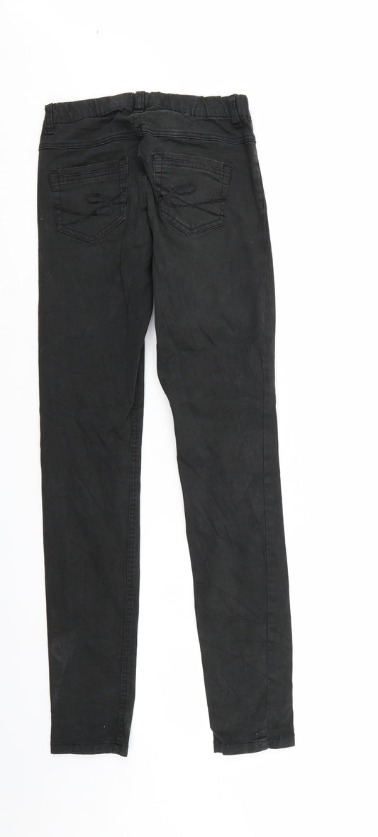 EDC Womens Black Denim Jegging Jeans Size 6 L30 in