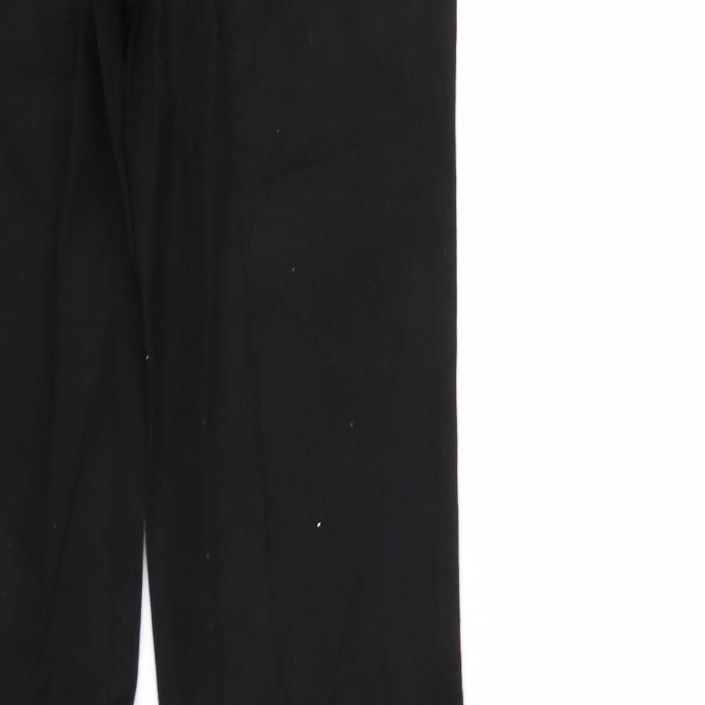 Flash Jeans Womens Black Denim Straight Jeans Size 6 L31 in