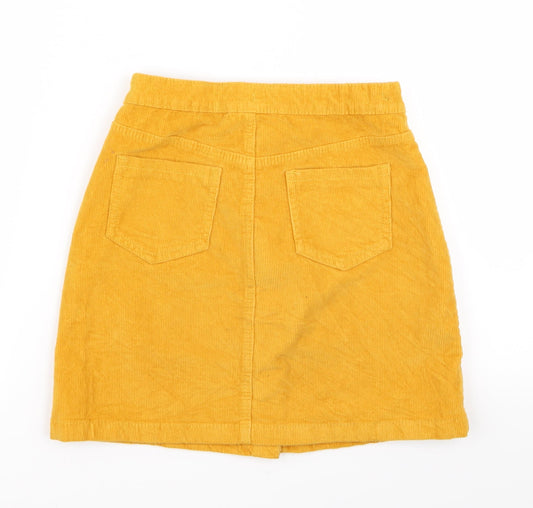 George Girls Yellow Straight & Pencil Skirt Size 12 Years