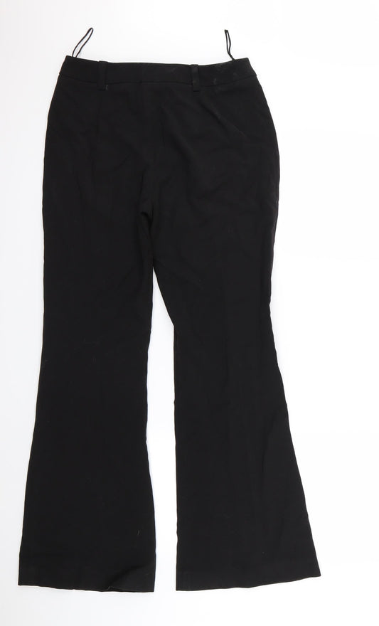 Preworn Womens Black Bloomer Trousers Size 10 L29 in