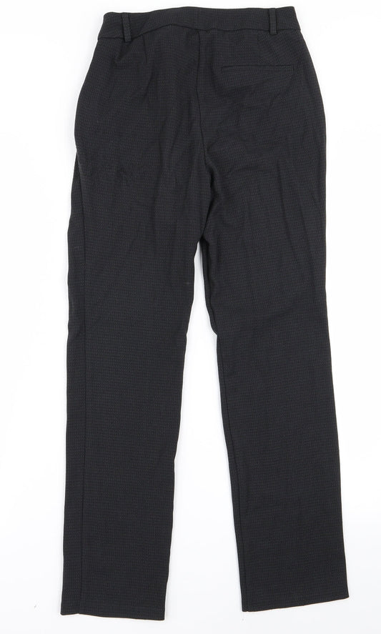 m&s Womens Black Trousers Size 8 L24 in
