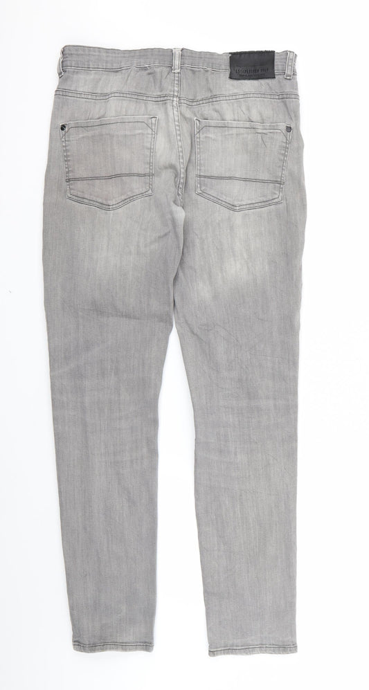 preowrn Womens Grey Skinny Jeans Size 32 L28 in