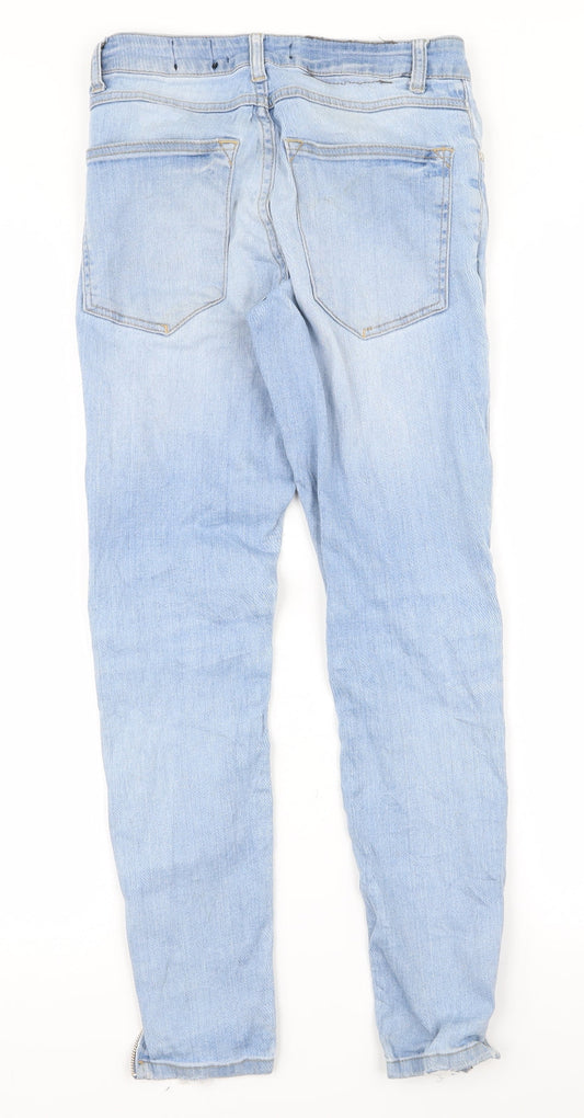 Preworn Womens Blue Skinny Jeans Size 28 L25 in