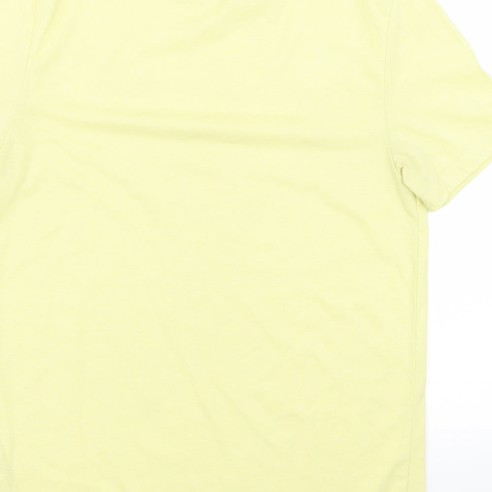 Topman Mens Yellow T-Shirt Size S