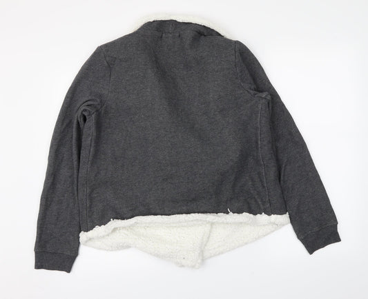 Derek Heart Womens Grey Jacket Coatigan Size M