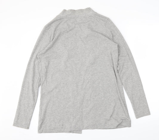 bpc Womens Grey Wrap Jumper Size M