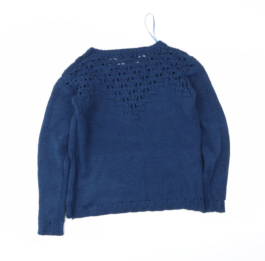 QED London Womens Blue Pullover Jumper Size S