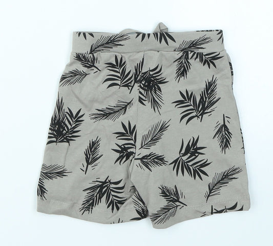 Primark Boys Beige Floral Capri Trousers Size 9-12 Months