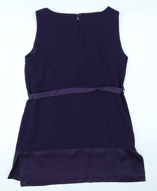 Profile Womens Purple Pencil Dress Size 10