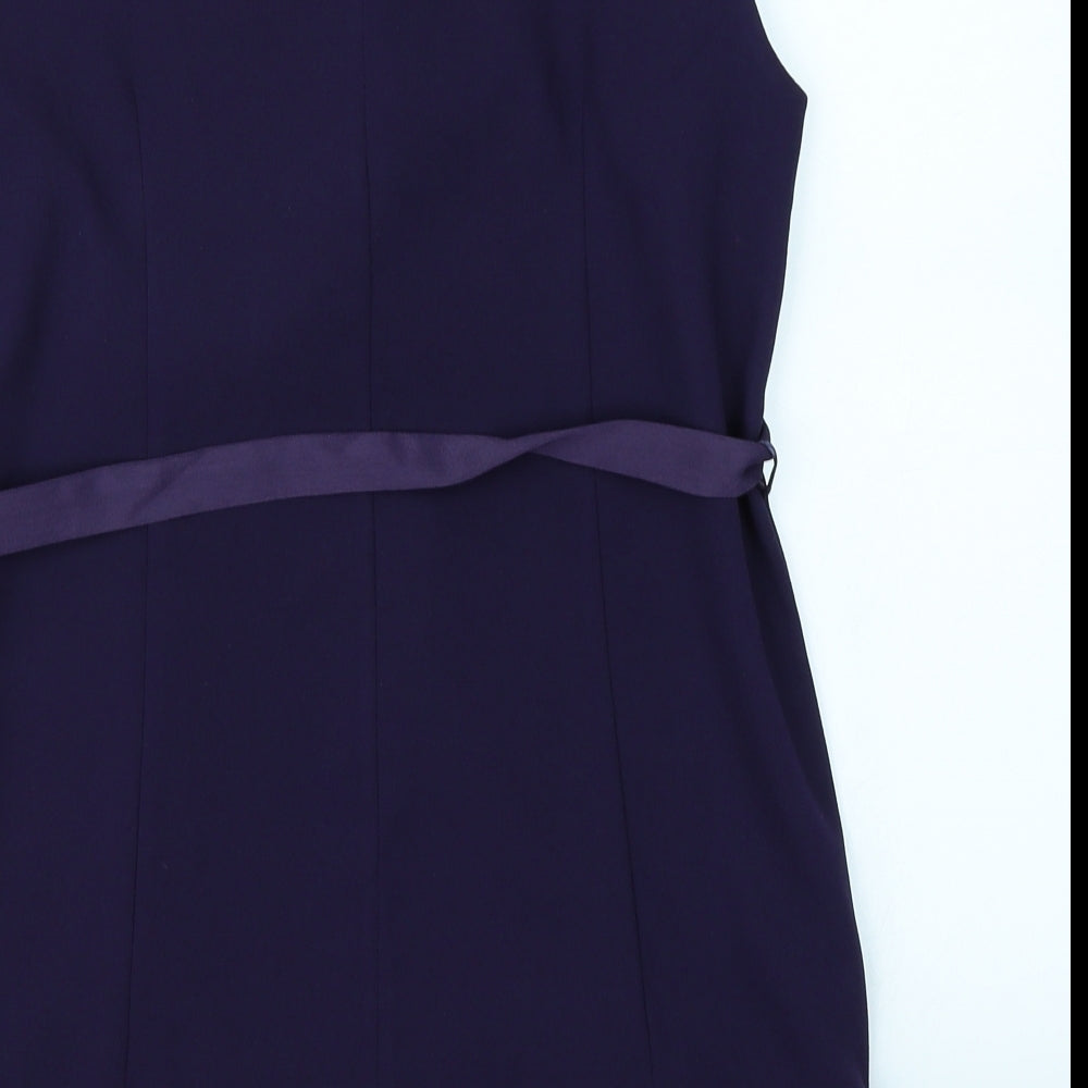Profile Womens Purple Pencil Dress Size 10
