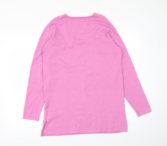Michele Hope Womens Pink Pullover Jumper Size 10