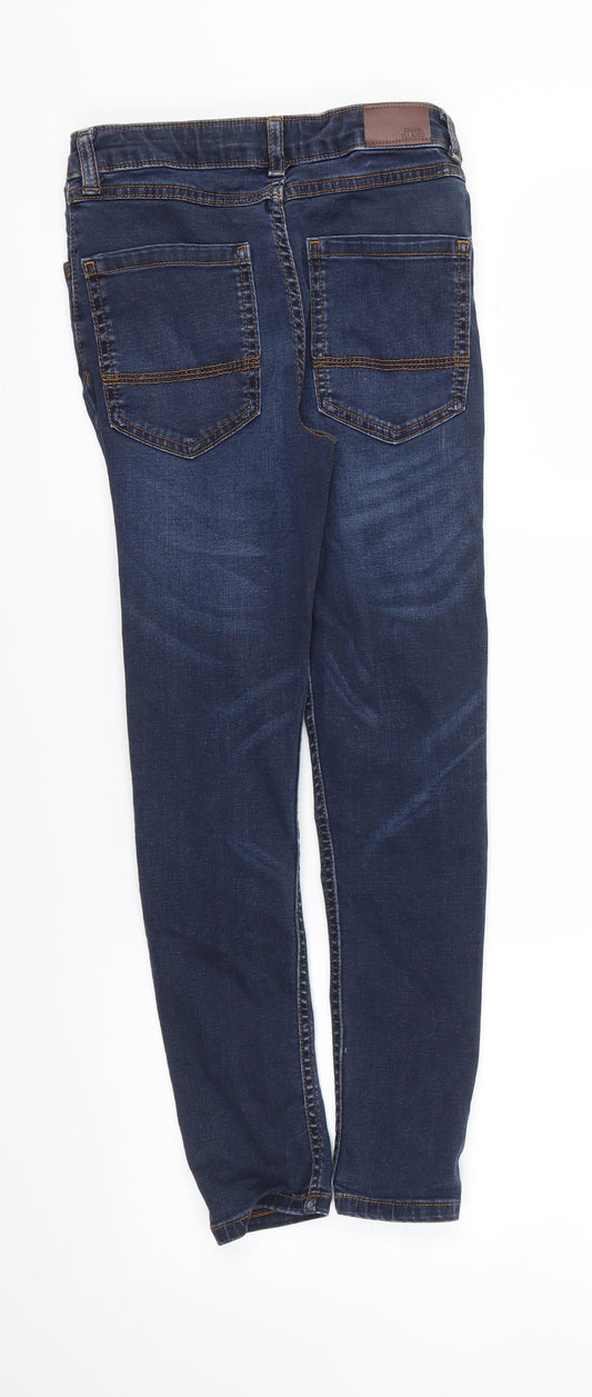 River Island Girls Blue Skinny Jeans Size 9 Years