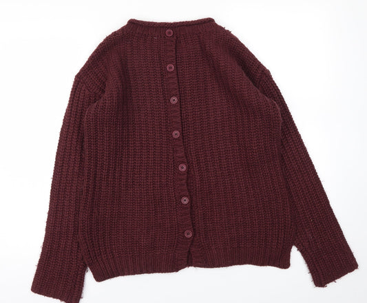 Redoute Womens Red Pullover Jumper Size 6