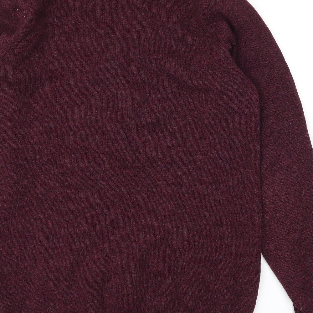M&S Mens Red Pullover Sweatshirt Size S