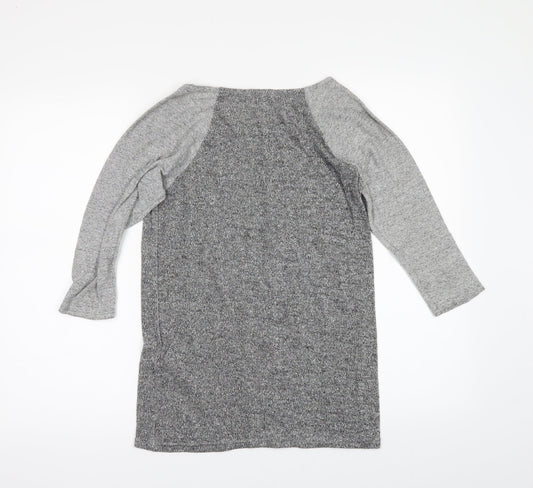 Peacocks Womens Silver Pullover Jumper Size 16