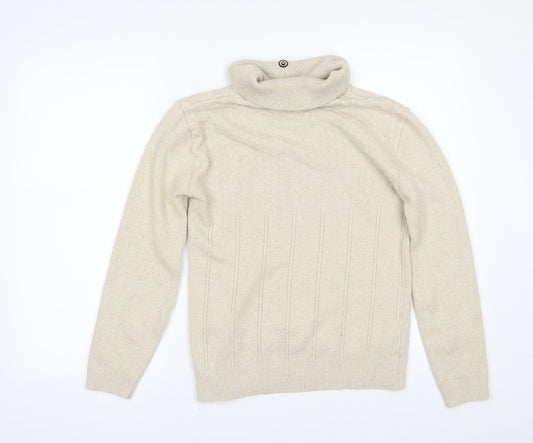 Pure Fashion Womens Beige Pullover Jumper Size M