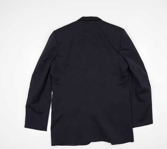 Preworn Mens Blue Jacket Suit Jacket Size 42