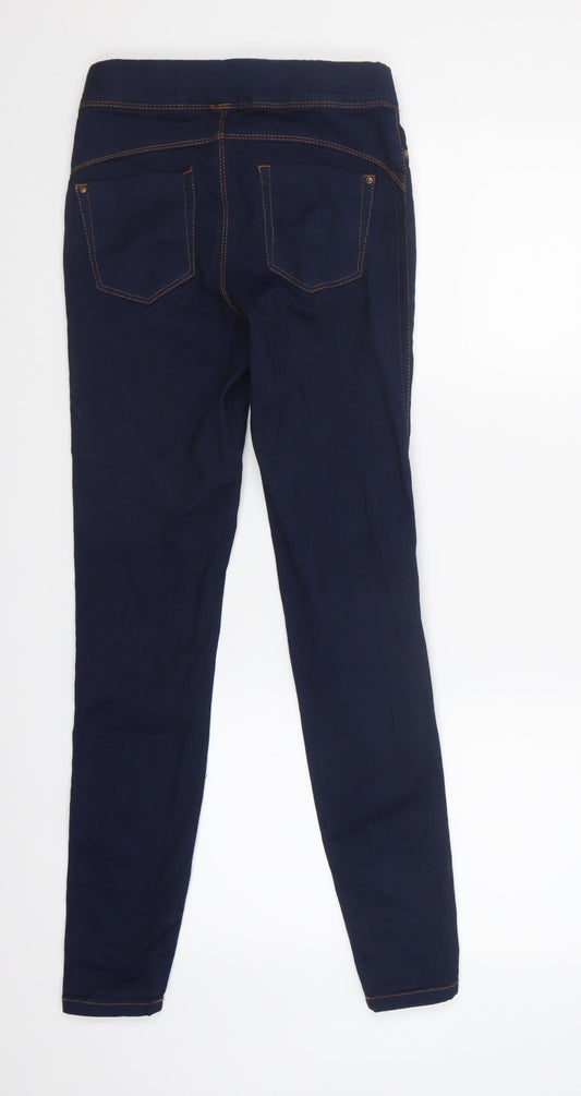 Denim Co. Womens Blue Denim Jegging Jeans Size 6 L29 in