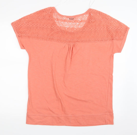 Bonprix Collection Womens Orange Basic T-Shirt Size M