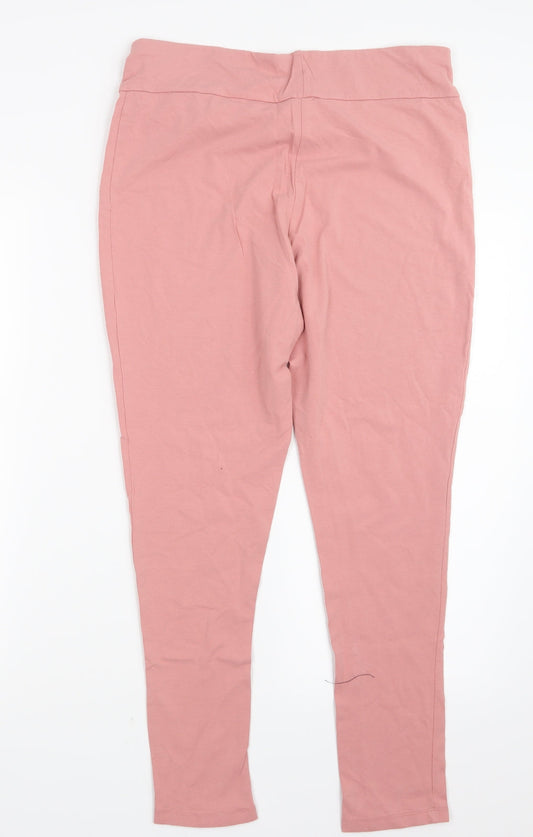 Select Womens Pink Capri Leggings Size L L26 in