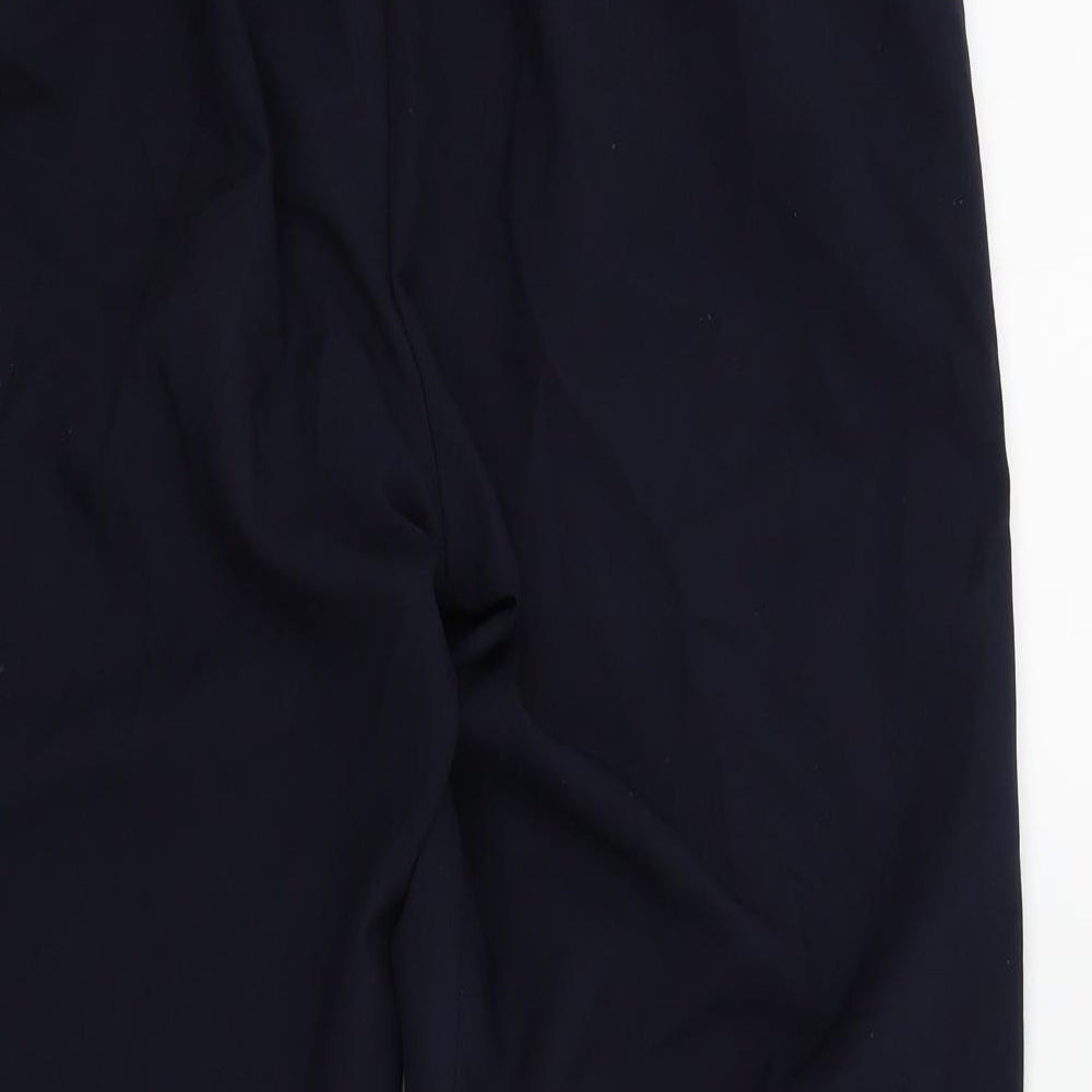 Ellie Louise Womens Blue Trousers Size 16 L25 in
