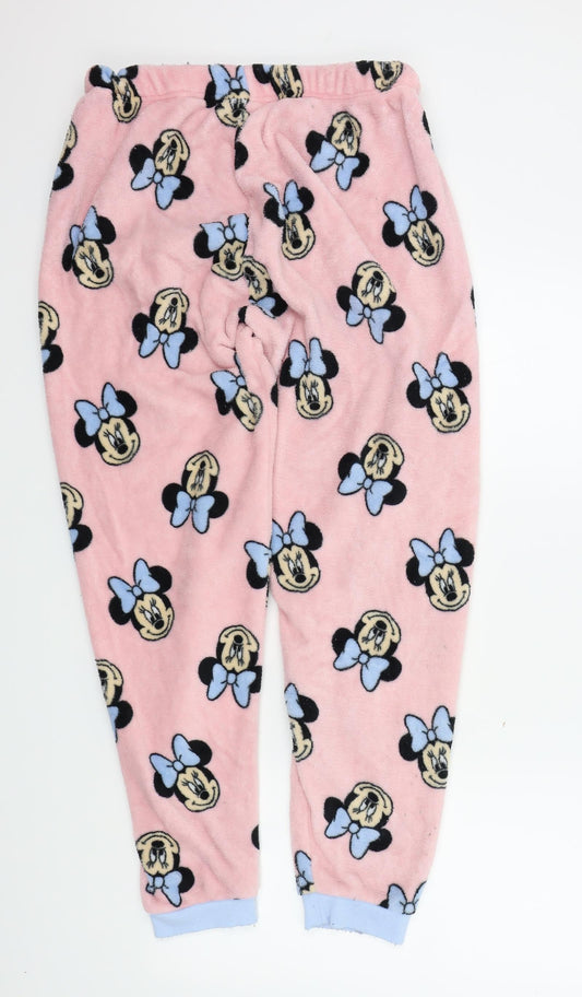 LOVE TO LOUNGE Girls Pink Colourblock Top Lounge Pants Size 10-11 Years