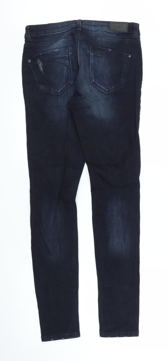 C&A Womens Blue Denim Skinny Jeans Size 8 L29 in
