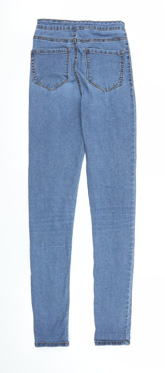 Primark Womens Blue Denim Jegging Jeans Size 8 L29 in
