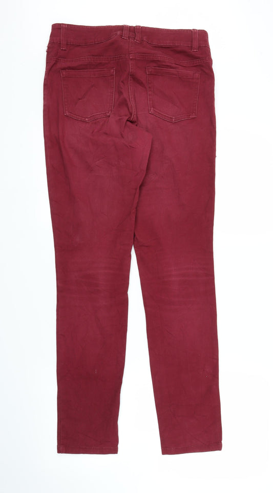 Blue Motion Womens Purple Chino Trousers Size 10 L30 in