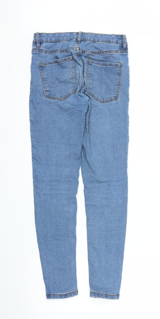 Preworn Womens Blue Denim Jegging Jeans Size 6 L25 in