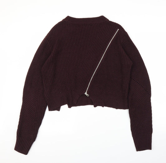 Topshop Womens Purple Pullover Jumper Size 8
